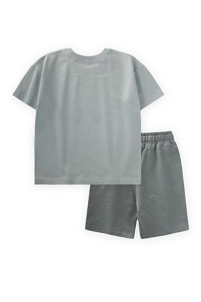 Cigit Sunshine Days Printed T-Shirt Set 2-8 Years Mint Green