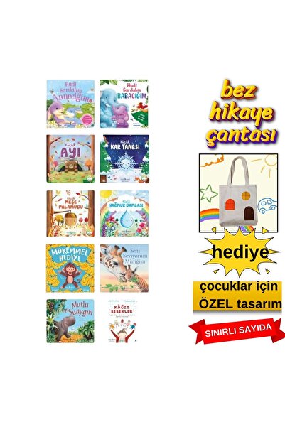 TÜRKİYE İŞ BANKASI KÜLTÜR YAYINLARI 12 Kitaplık Eğitici Resimli Hikaye Seti +...