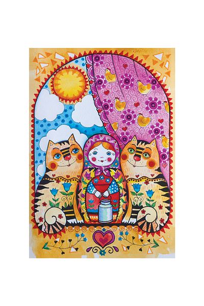 Anatolian Puzzle 500 Piece Jigsaw Puzzle - Matryoshka 3606