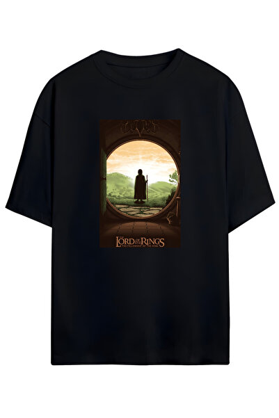 PERISENSE تي شيرت قطني ممشط كبير الحجم 100% قطن - تي شيرت صيفي مريح وفضفاض مط...