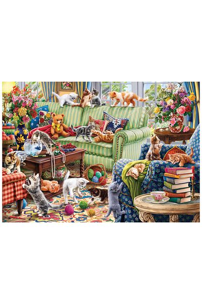 Anatolian Puzzle 1500 Piece Jigsaw Puzzle - Naughty in the Salon 4575