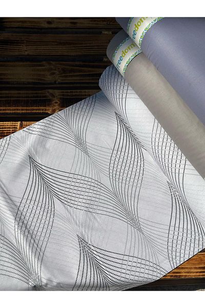 Freedom 30Meter 1 Ball Fabric - Geometric Patterned 100% Cotton Ranforce Fabric