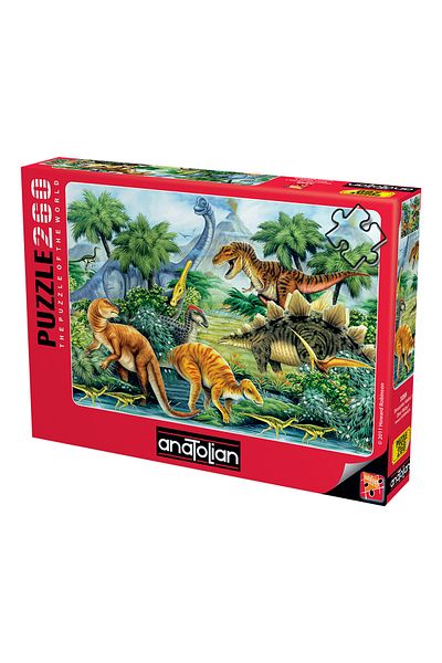Anatolian Puzzle 260 Piece XL Jigsaw Puzzle - Dinosaur Valley I 3285