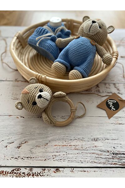 Damla Amigurumi 3lu Kaplan Trey Set