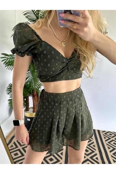 NEW STATION New Station Mini Skirt with Shorts Bustier Suit