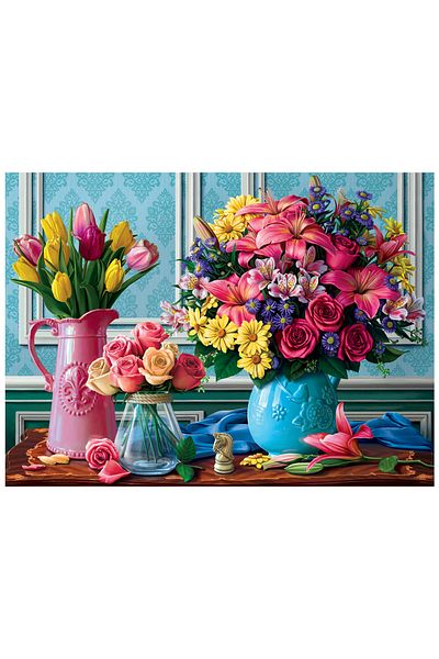 Anatolian Puzzle 1000 Piece Jigsaw Puzzle - Colorful Bouquets 1130