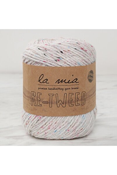 N&M STORE La Mia Re-Tweed Cream Melange Hand Knitting Lanyard - L155