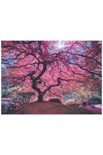 Anatolian Puzzle 1000 Piece Jigsaw Puzzle - Pink Tree 1037