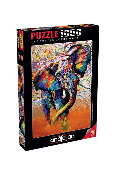 Anatolian Puzzle 1000 Piece Jigsaw Puzzle - African Colors 1054