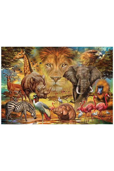 Anatolian Puzzle 260 Piece XL Jigsaw Puzzle - Animal Kingdom 3342