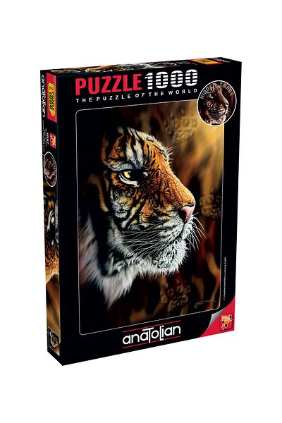 Anatolian Puzzle 1000 Piece Jigsaw Puzzle - Wild Tiger 1097