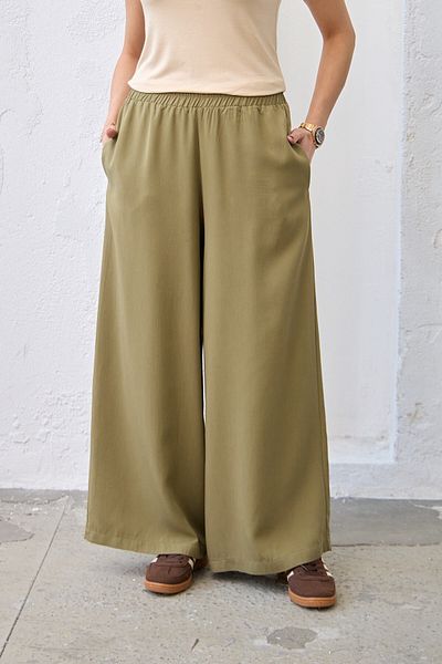 QANU Elastic Ten-Sel Trousers Green