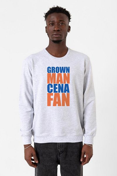Tshirthane Ανδρικό φούτερ Wwe Grown Man Cena Fan Karmelange 2ip