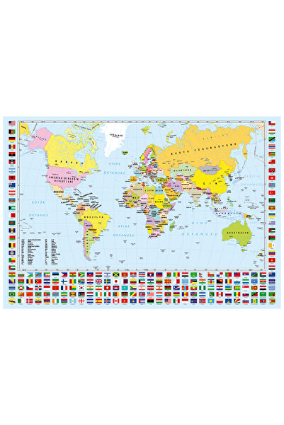 Anatolian Puzzle 260 Piece XL Jigsaw Puzzle - World Map 3319