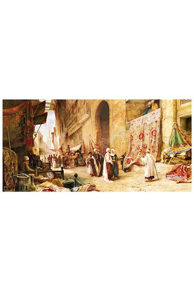 Anatolian Puzzle 1500 Piece Jigsaw Puzzle - Carpet Market in Cairo 3751