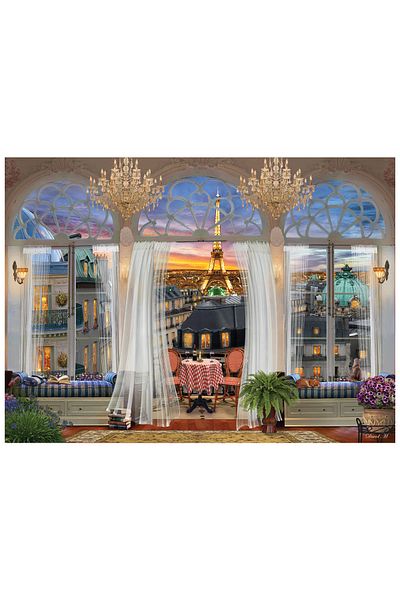 Anatolian Puzzle 1000 Piece Jigsaw Puzzle - Paris Terrace View 1091