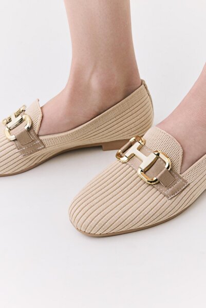 Yaya by Hotiç Bej Kadın Loafer Ayakkabı 01AYY307870A310