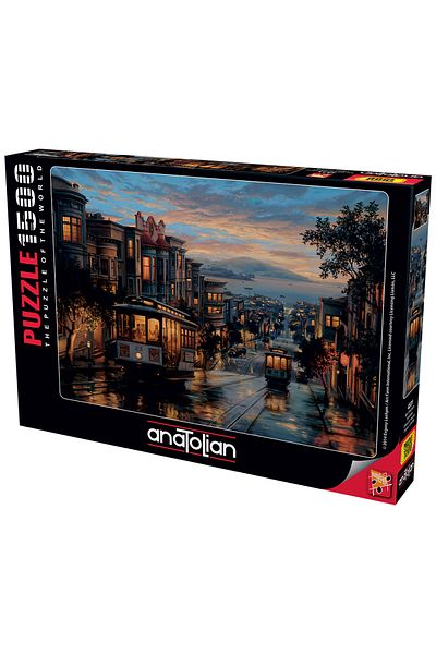Anatolian Puzzle أحجية الصور المقطوعة 1500 قطعة - شوارع سان فرانسيسكو 4531