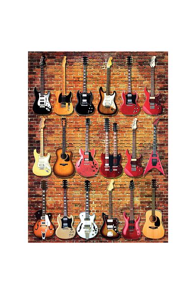 Anatolian Puzzle 1000 Piece Jigsaw Puzzle - Guitar Collection 1116