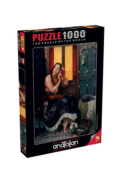 Anatolian Puzzle 1000 Piece Jigsaw Puzzle - Red Woman 1072