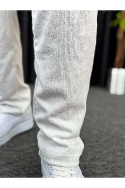 VOGUEMET ✅   Bürümcük Fabric Men's Sweatpants - Ideal for Casual and Stylish Use