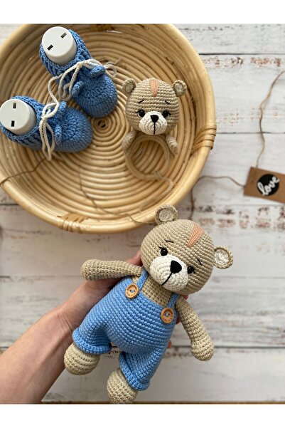 Damla Amigurumi 3lu Kaplan Trey Set