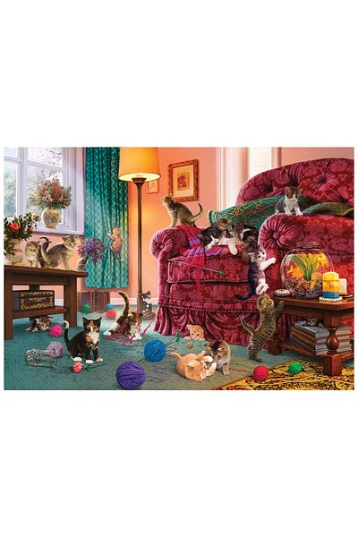 Anatolian Puzzle 500 Piece Jigsaw Puzzle - Spoiled Cats 3632