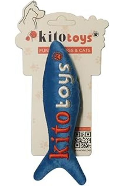 Mu Art Kito Toys Fish Plush Cat Toy