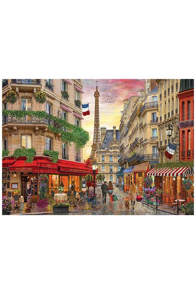 Anatolian Puzzle 1500 Piece Jigsaw Puzzle - Cafe Eiffel 4572