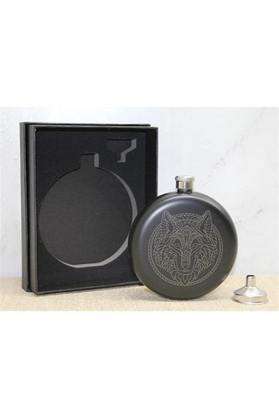 Acousticworld Wolf Motif Funnel Flask Set
