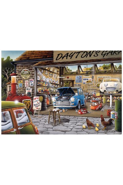 Anatolian Puzzle 500 Piece Jigsaw Puzzle - Garage 3571