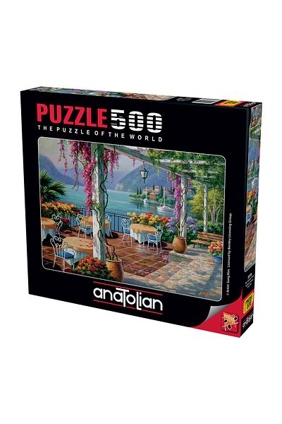 Anatolian Puzzle 500 Piece Jigsaw Puzzle - Purple Cluster Terrace 3578