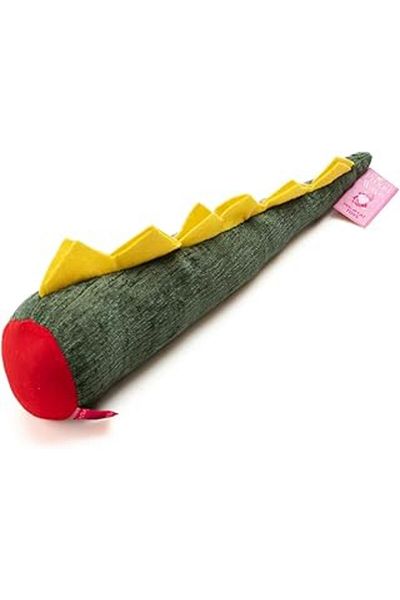 Mu Art Proud Wave Dino Green Cat Toy with Sound and Fragrance Matatabi Powder Rattle Calming Catnip