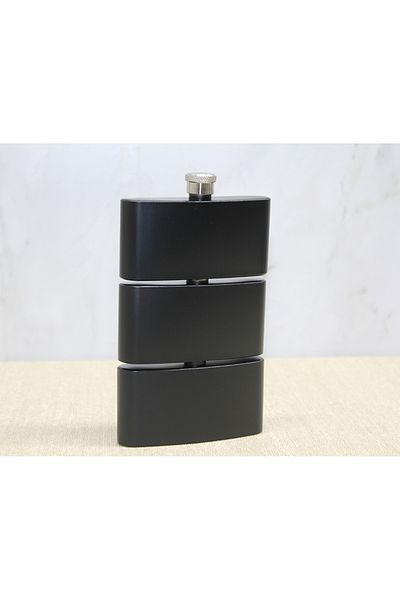 Acousticworld 3 Layer Stainless Black Color Flask