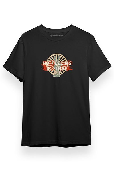 Tshirthane Jojo Rabbit - Μαύρο κοντομάνικο ανδρικό μπλουζάκι 'No Feelings'