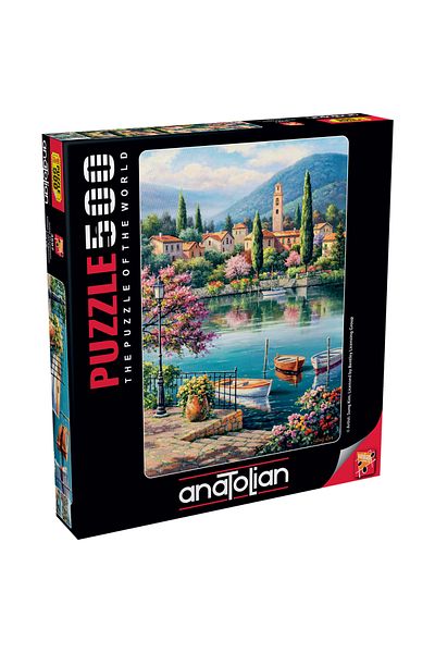 Anatolian Puzzle 500 Piece Jigsaw Puzzle - Evening on the Lake 3597