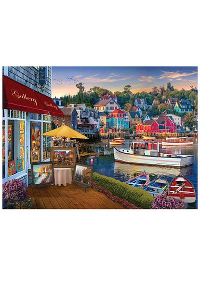 Anatolian Puzzle 1000 Piece Jigsaw Puzzle - Gallery in the Port 1069
