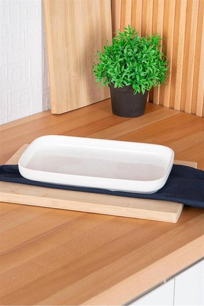 şirin eşyalarım Pure Royal Rectangular Boat Plate - 26.5 cm / 1 Piece