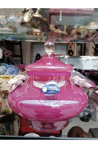 Kentdekor WHİTE CRYSTAL MURANO ŞEKERLİK