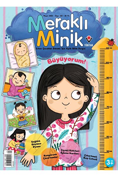 Tübitak Yayınları Meraklı Minik Dergi Mayıs 2025 (3-6 yaş)
