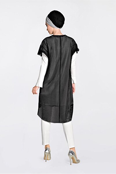 Alvina Double Tunic with Mesh Grogren Stripes 4378