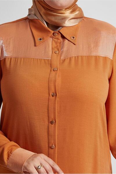 Alvina Linen Effect Large Size Tunic 20745