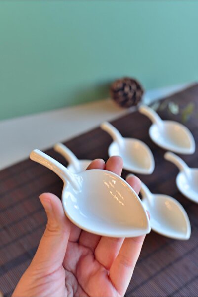 şirineşyalarım 6 Lı Porselen Yaprak Sosluk / Drajelik