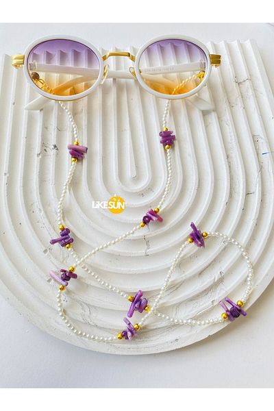 LiKESUN Elegant Design Women's Eyeglasses Strap Eyewear Lanyard Accessory(Double Wrap Necklace)