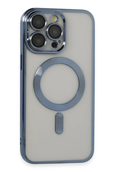 NewFace حافظة هاتف آيفون 14 برو ماكس كروس ماجنيتسايف - سييرا بلو 1491118709