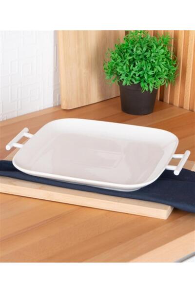 şirineşyalarım Thin Kulplu Büyük Boy Kare Servis Tabak / Adet