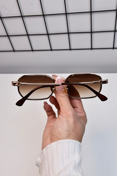 LOOKUP NEW 60 Ekartman Metal Square Rectangle Women Unisex Men Uv400 Protection Sunglasses