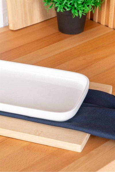 şirin eşyalarım Pure Royal Rectangular Boat Plate - 26.5 cm / 1 Piece