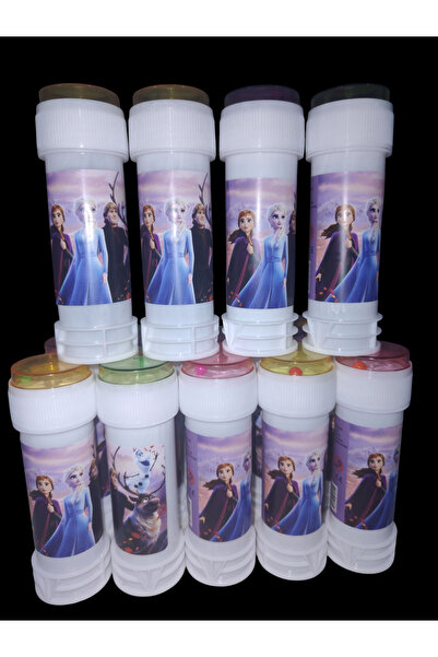 PartAntalya Elsa Anna Karlar Ülkesi Temalı 10'lu Köpük Balon Elsa Frozen Kara...