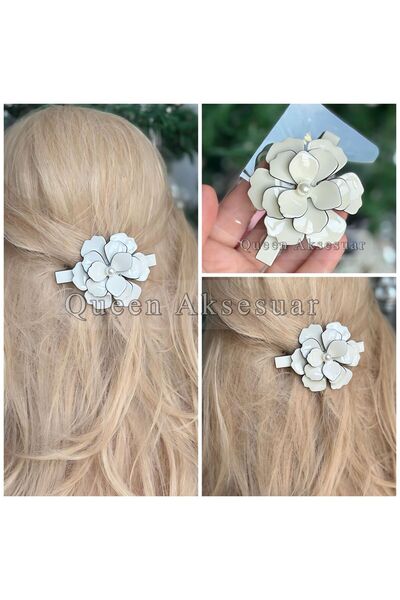 QUEEN AKSESUAR Розкішна камелія, французька модна автоматична застібка з троя...